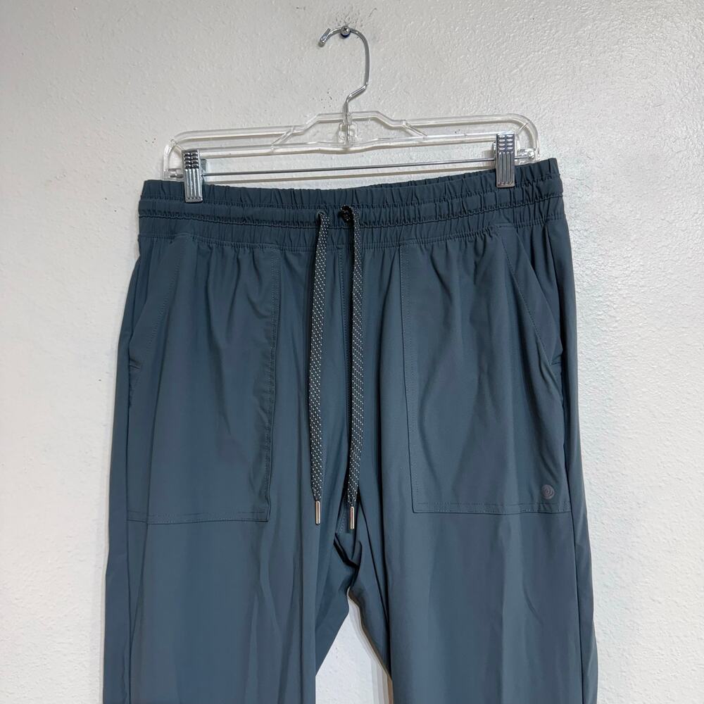 Apana Teal Blue Lightweight Jogger Pants Drawstring Athleisure Sz M - Picture 3 of 11